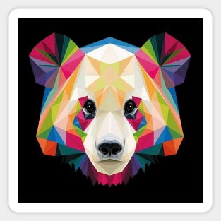 Vibrant Panda Sticker